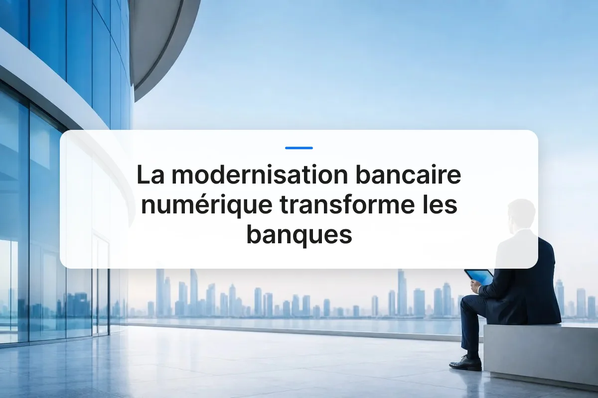 La modernisation bancaire numérique transforme les banques