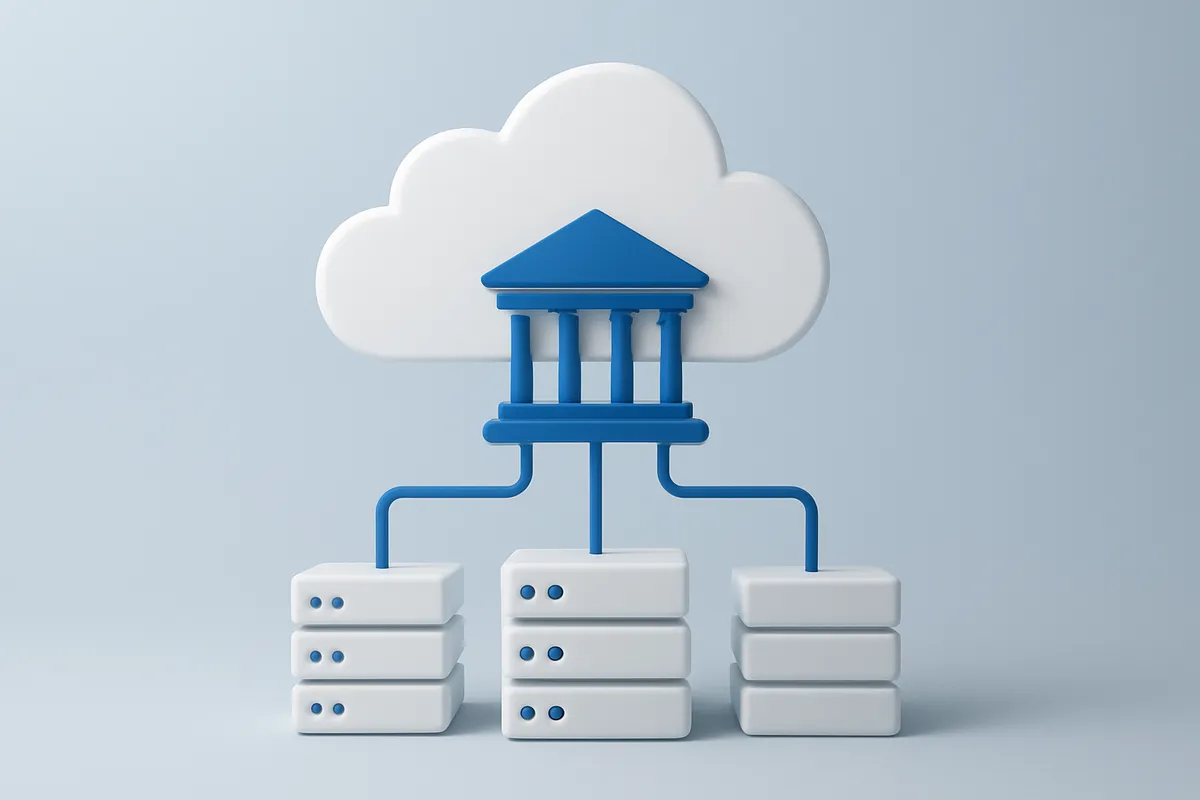 infrastructure cloud bancaire summary