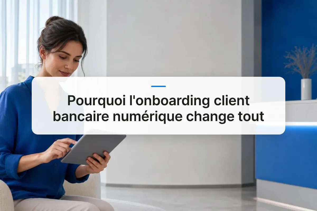 Pourquoi l'onboarding client bancaire numérique change tout