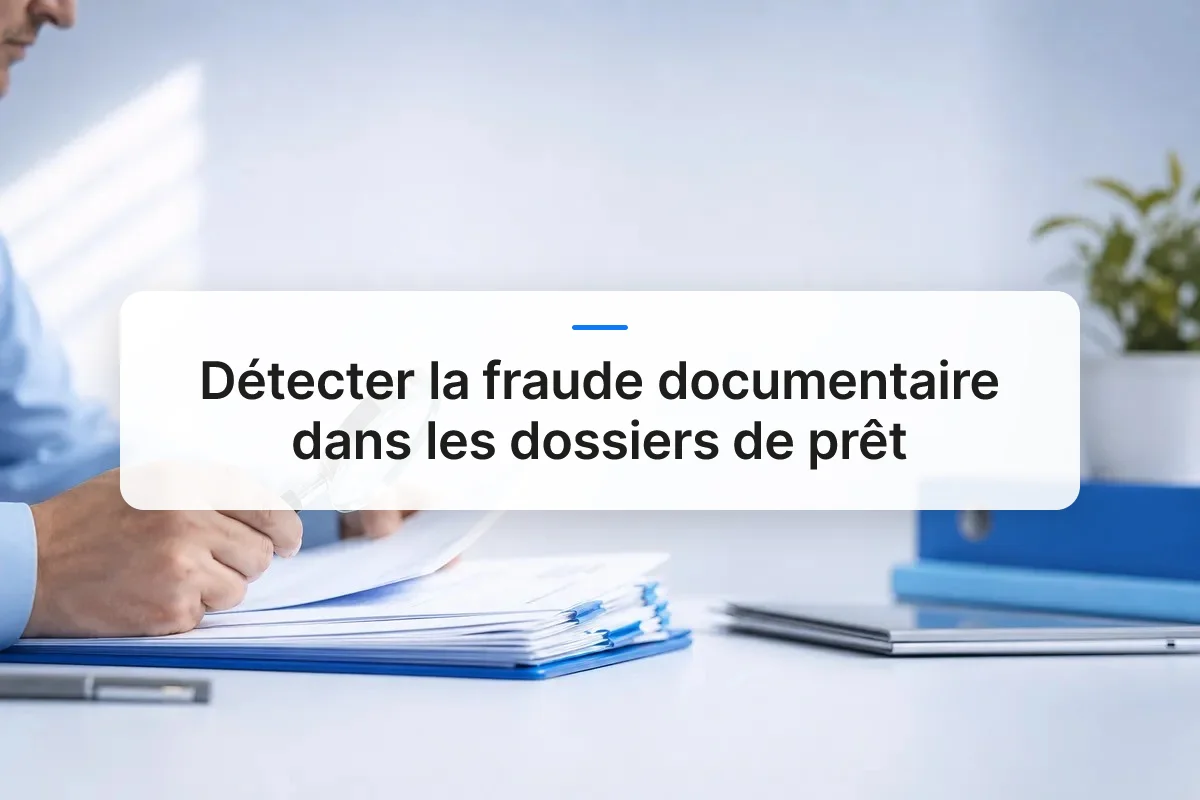 Réussir la Détection Fraude Documentaire pour les Prêts