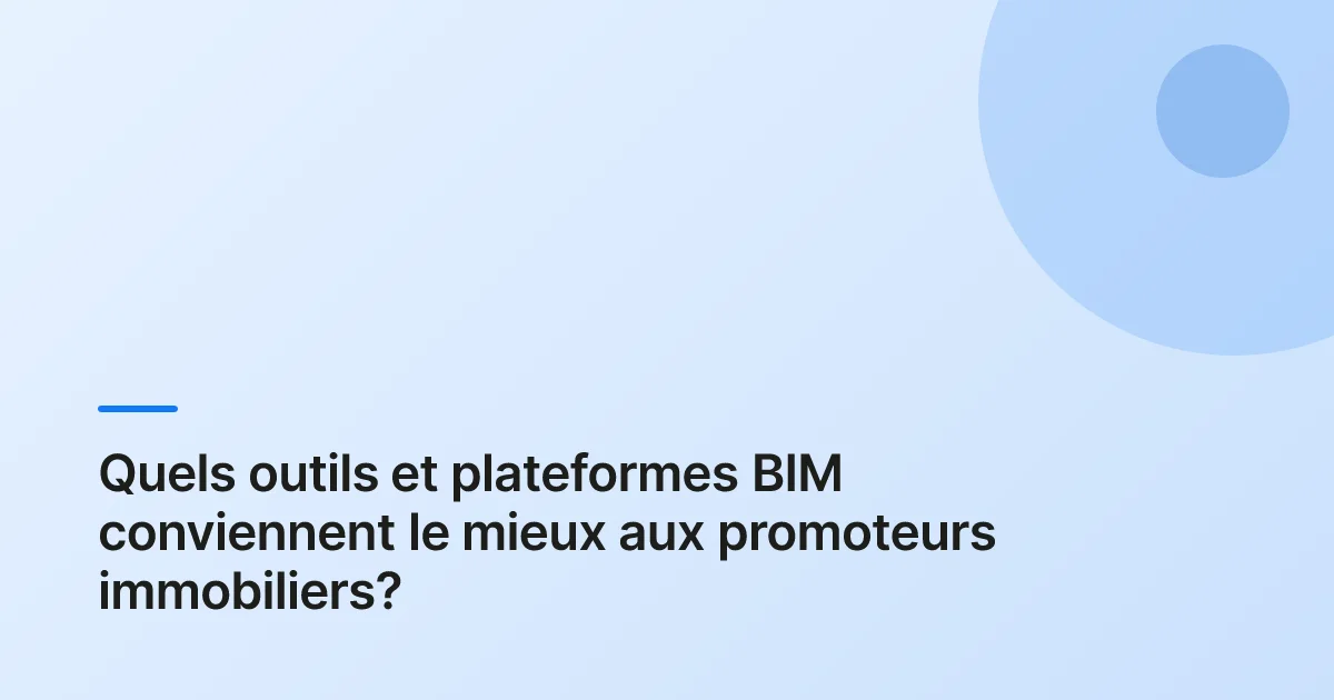 BIM promotion immobilière summary