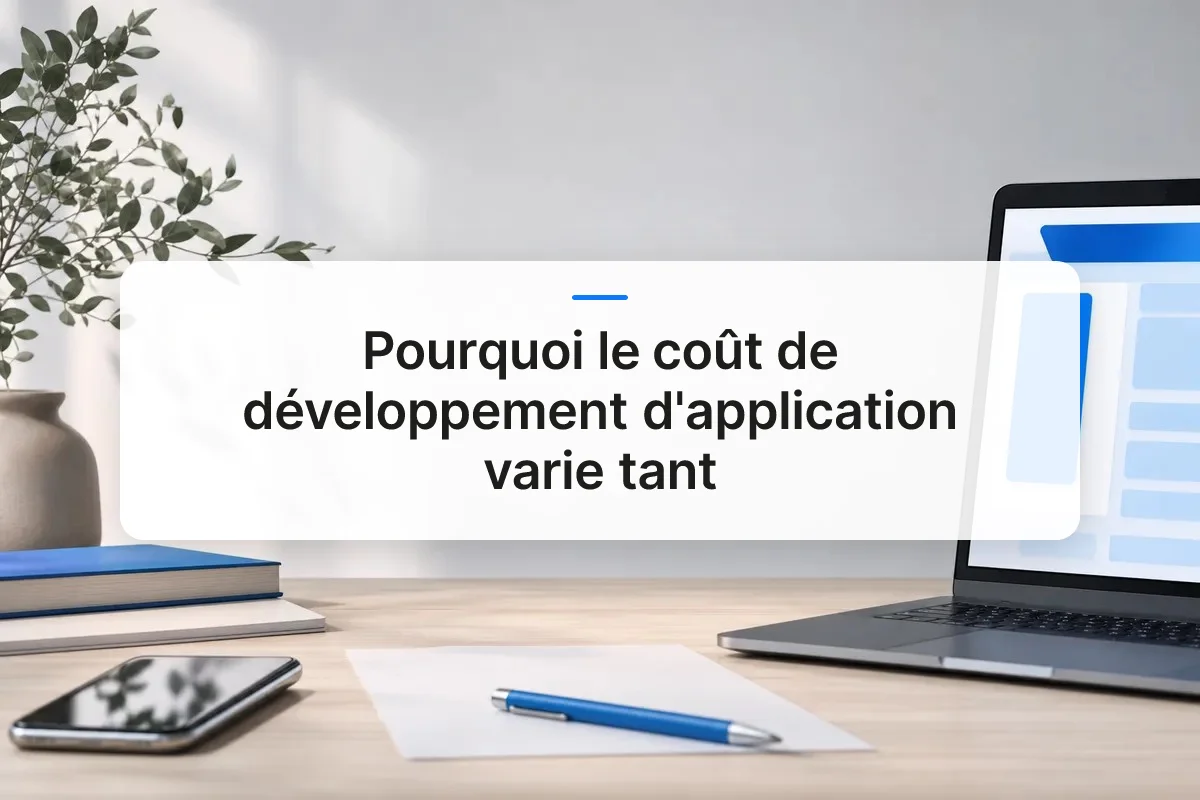 Pourquoi le coût de développement d'application varie tant