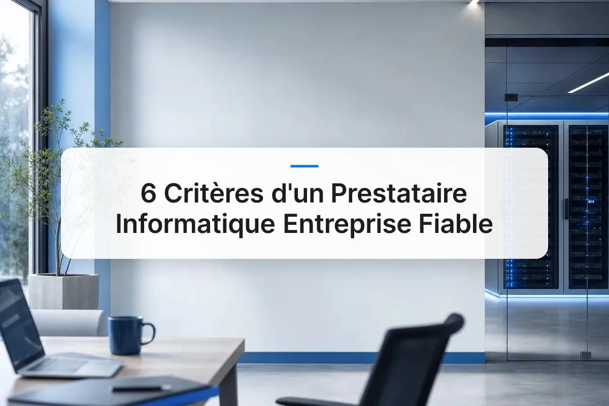 6 Critères d'un Prestataire Informatique Entreprise Fiable