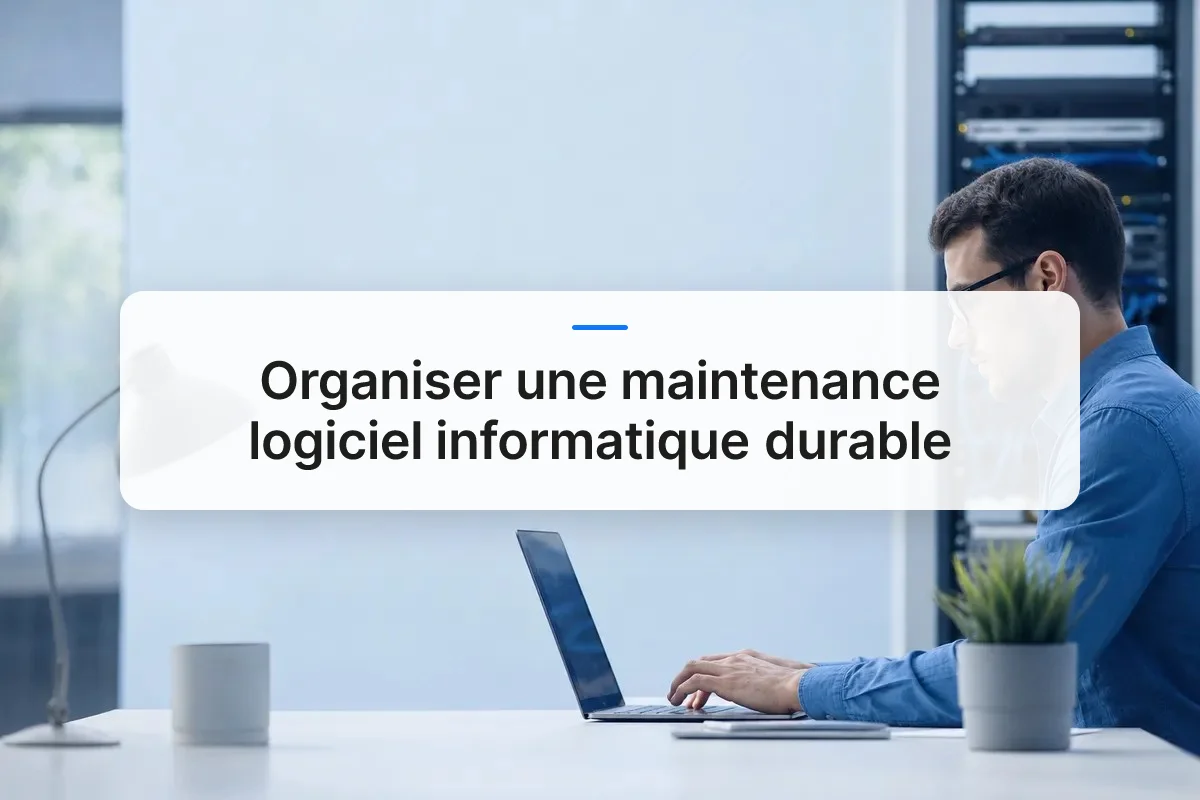 Organiser une maintenance logiciel informatique durable