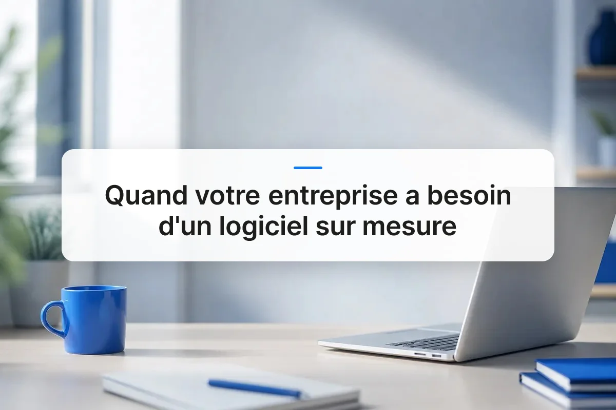 Quand votre entreprise a besoin d'un logiciel sur mesure