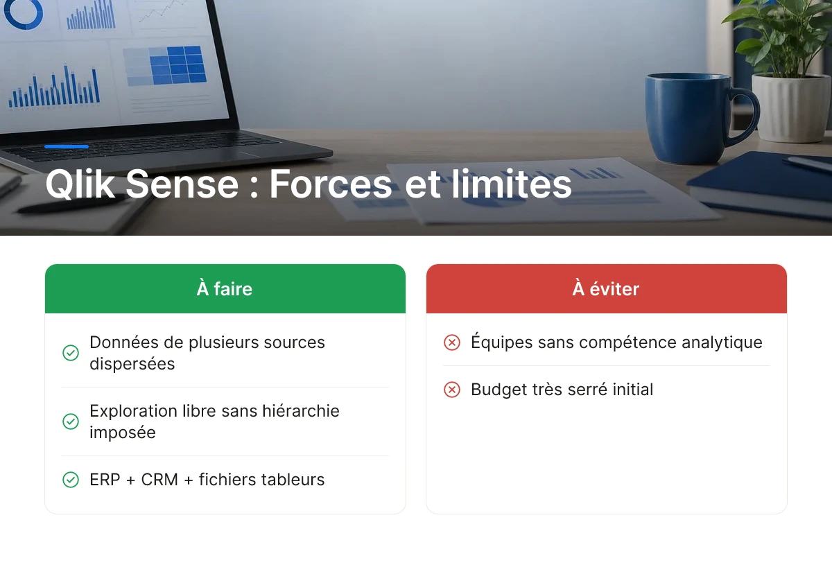 Qlik Sense : Forces et limites