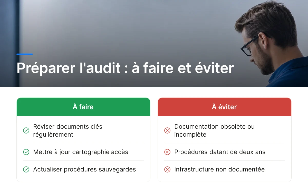 Préparer l'audit : à faire et éviter