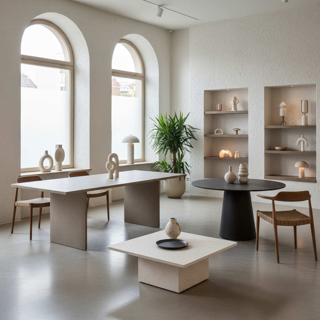 mobilier made in belgium showroom design
