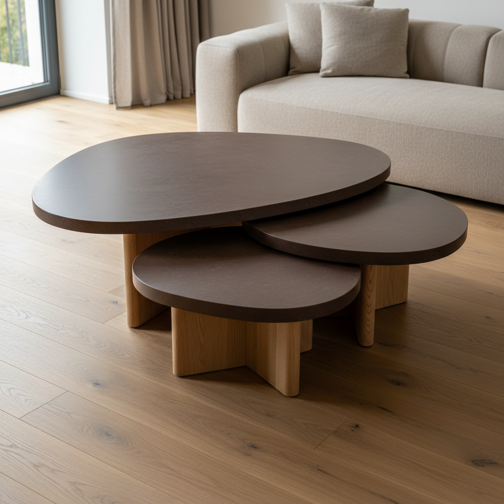 Table basse mortex furniture design contemporain salon haut de gamme