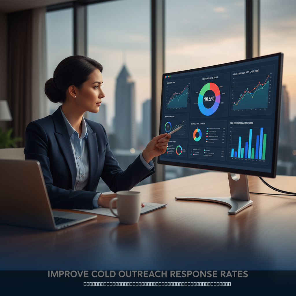 How to Improve Cold Outreach Response Rates in 2026 1 improve cold outreach response rates analytics dashboard