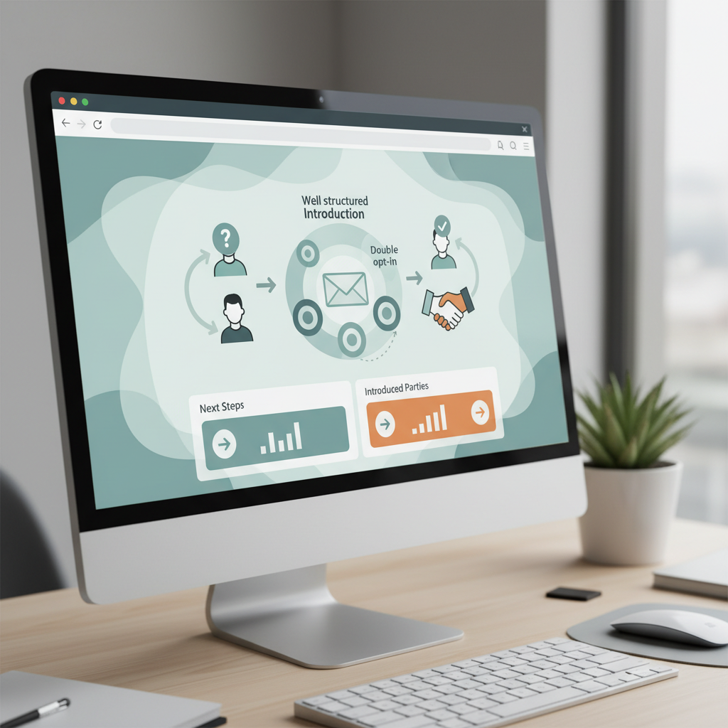 Professional double opt-in introduction email template and best practices