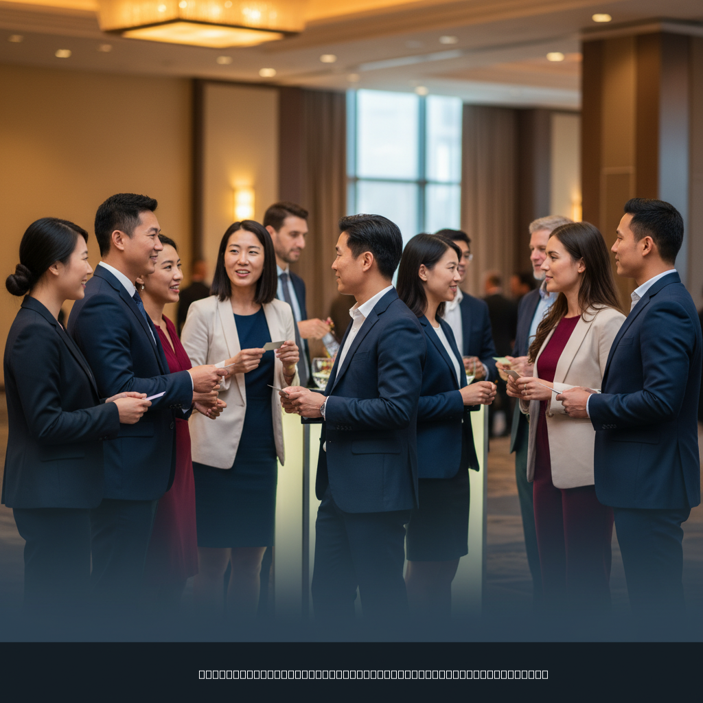 cold outreach alternative networking event showing professionals building relationships