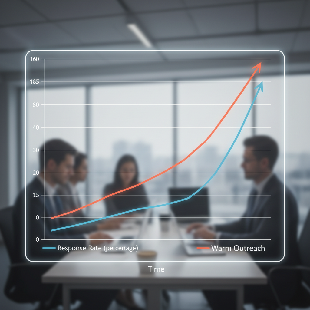 What Is Warm Outreach: The Complete Guide for 2026 2 What is warm outreach performance comparison showing higher response rates than cold outreach methods