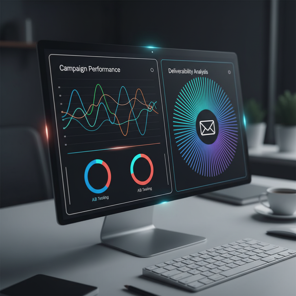 Best Sales Development Platforms for B2B Teams in 2026 3 Email automation platform dashboard displaying campaign analytics, deliverability metrics, and A/B testing results for sales development