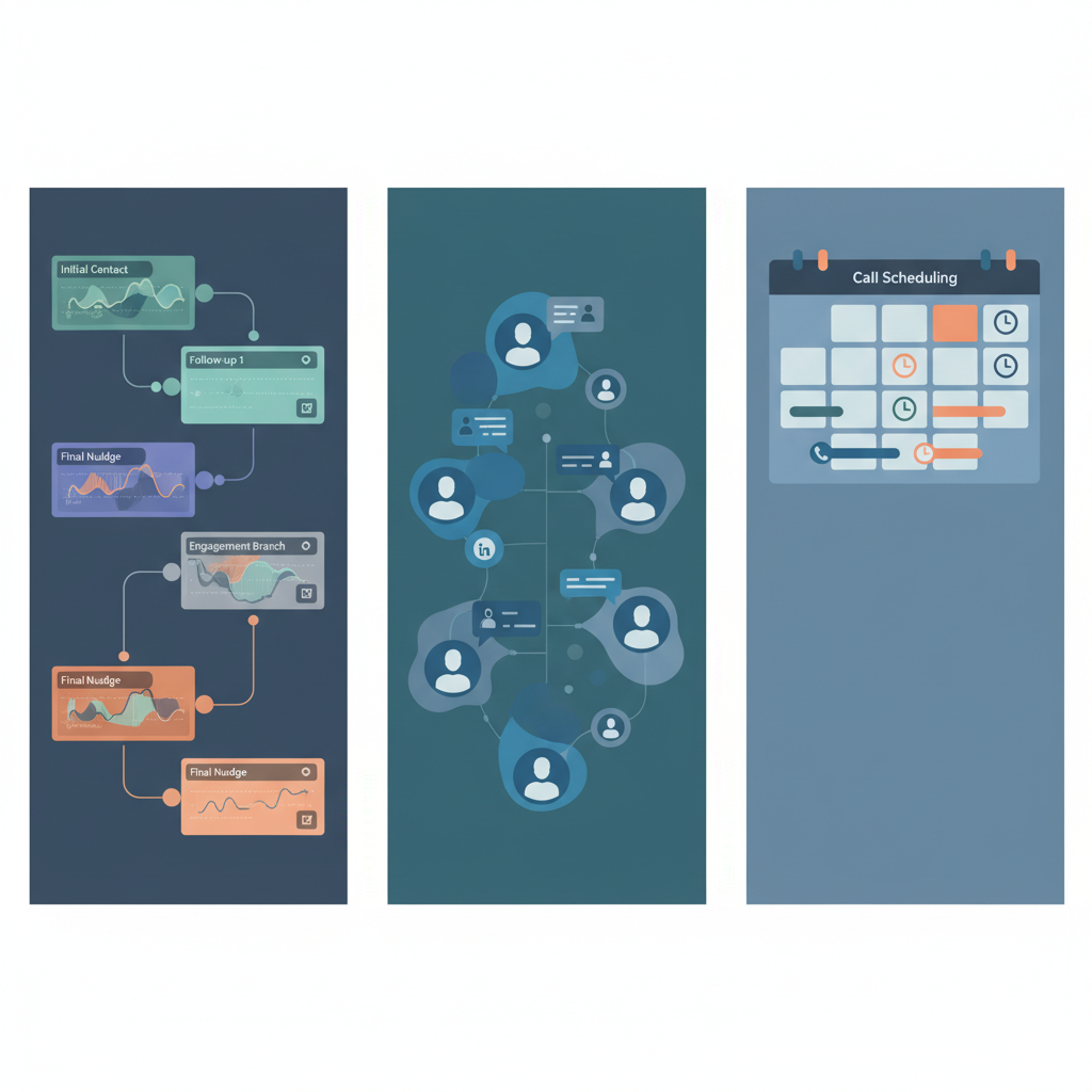 Best Sales Development Platforms for B2B Teams in 2026 2 Multi-channel sales development platform showing integrated email, LinkedIn, and phone outreach campaigns