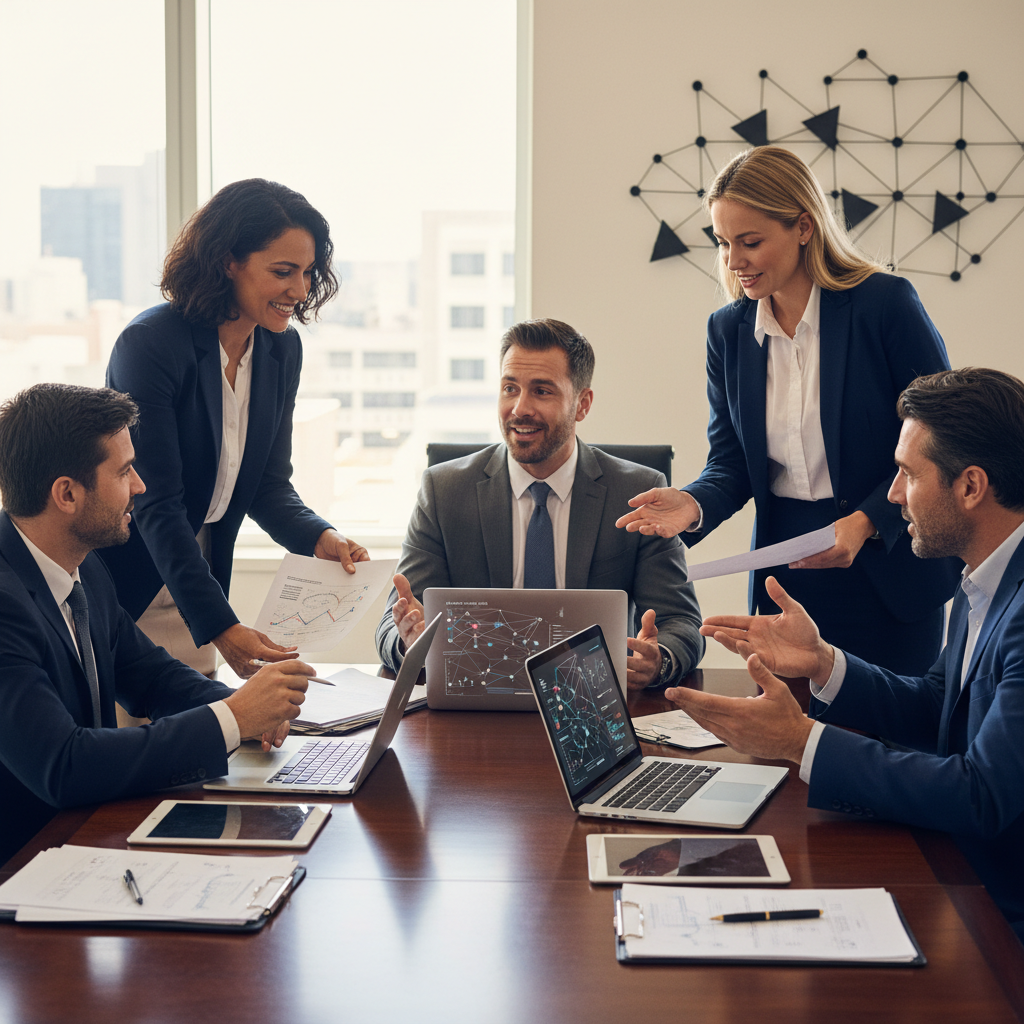 Successful B2B warm introduction meeting and collaboration