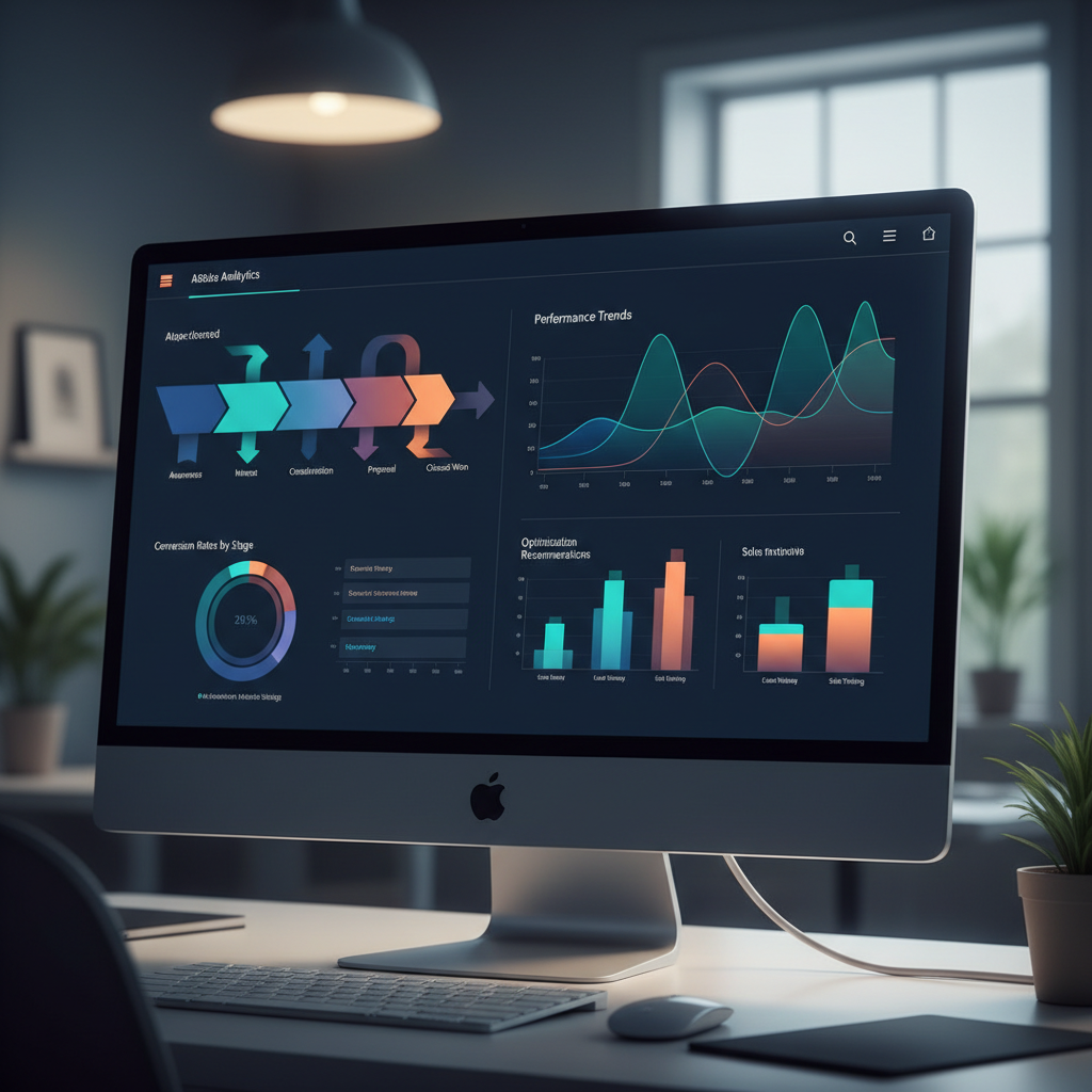 B2B sales pipeline conversion optimization dashboard with performance metrics