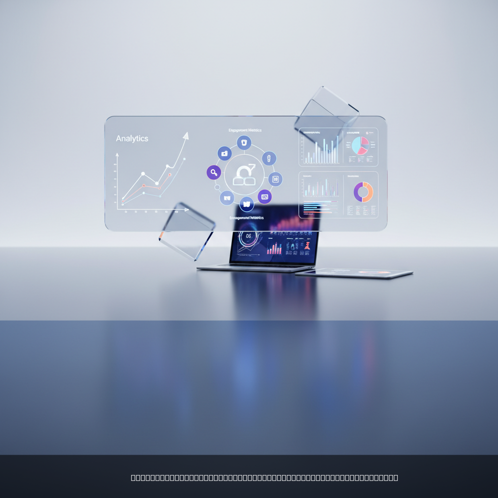 social media marketing dashboard analytics interface