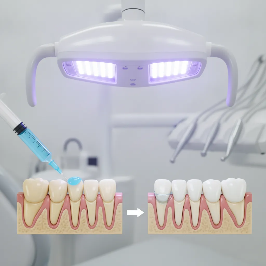 professional teeth whitening example