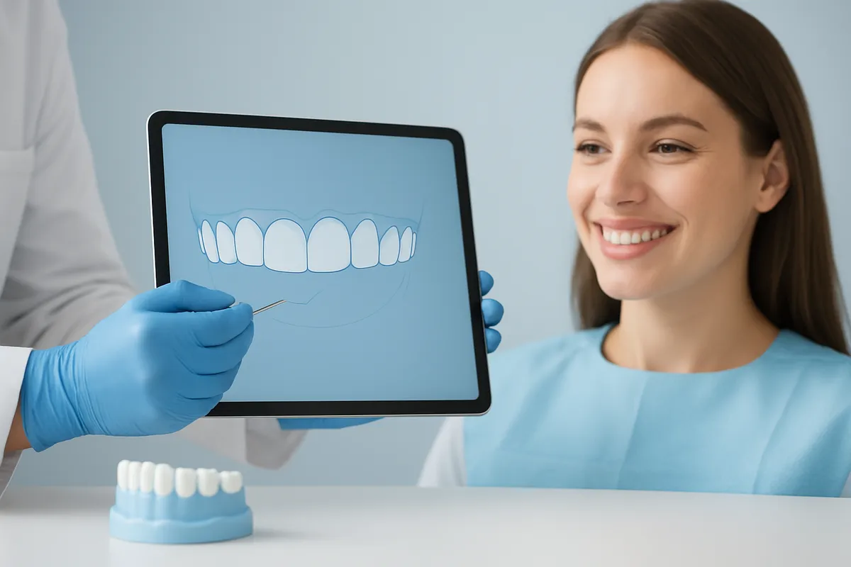 smile design dentistry example