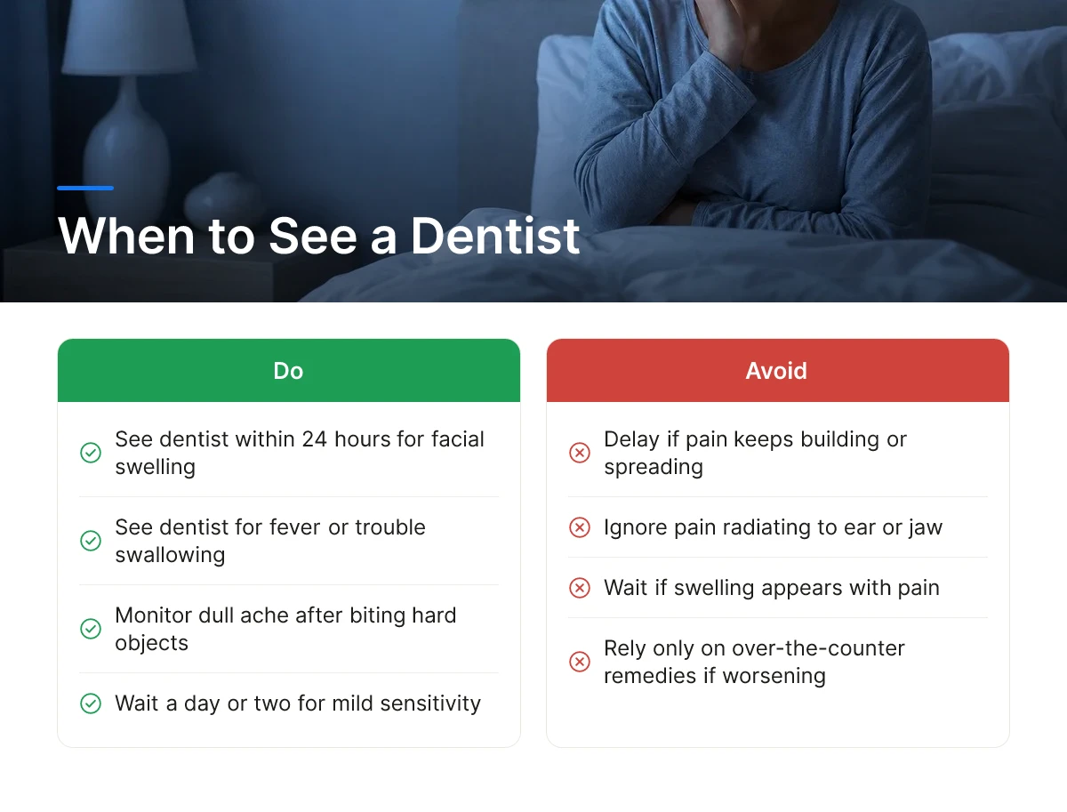 When to See a Dentist