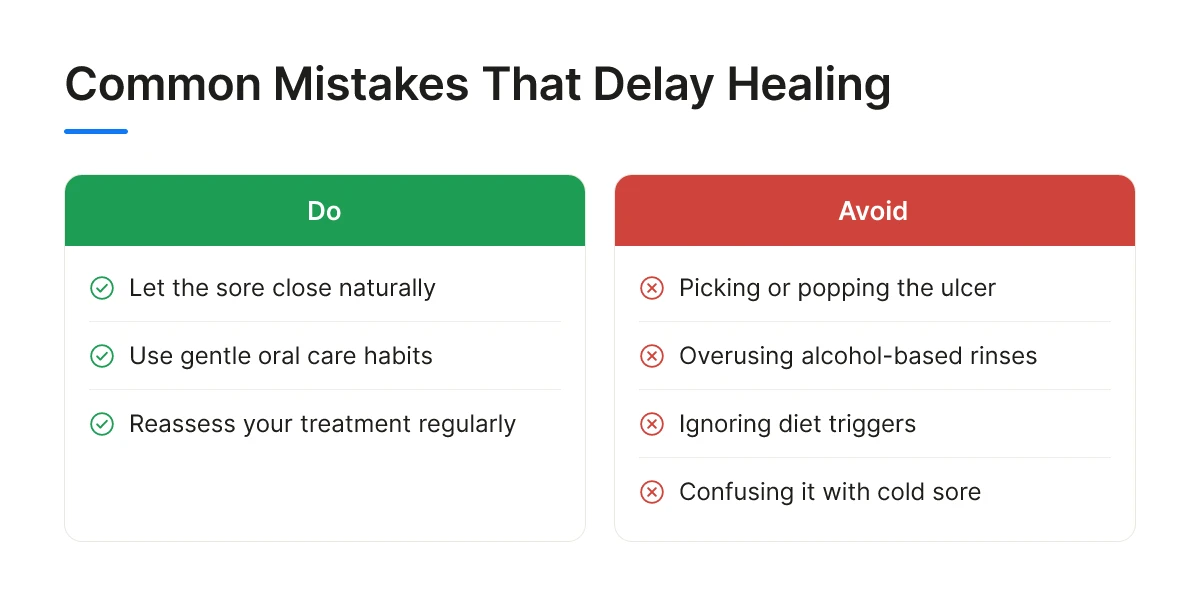 Common Mistakes That Delay Healing