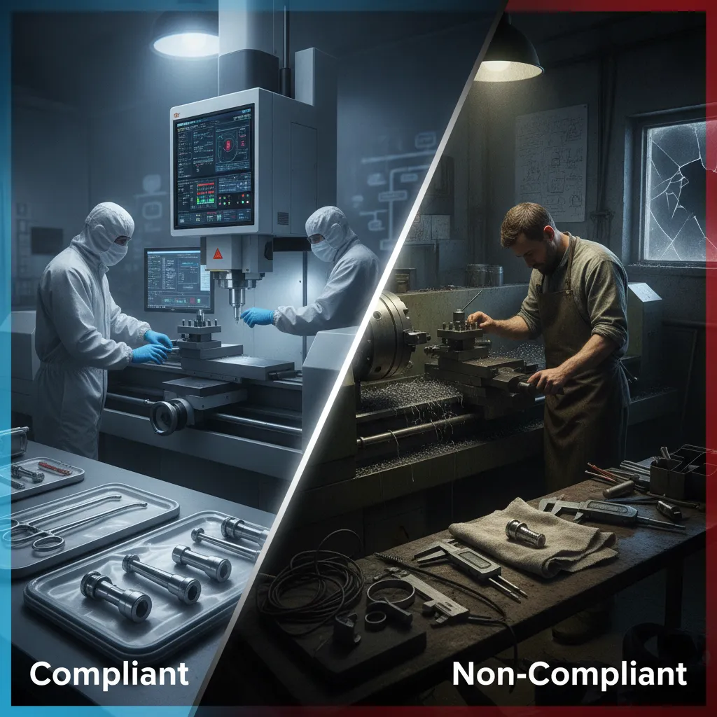 medical device machining compliance summary