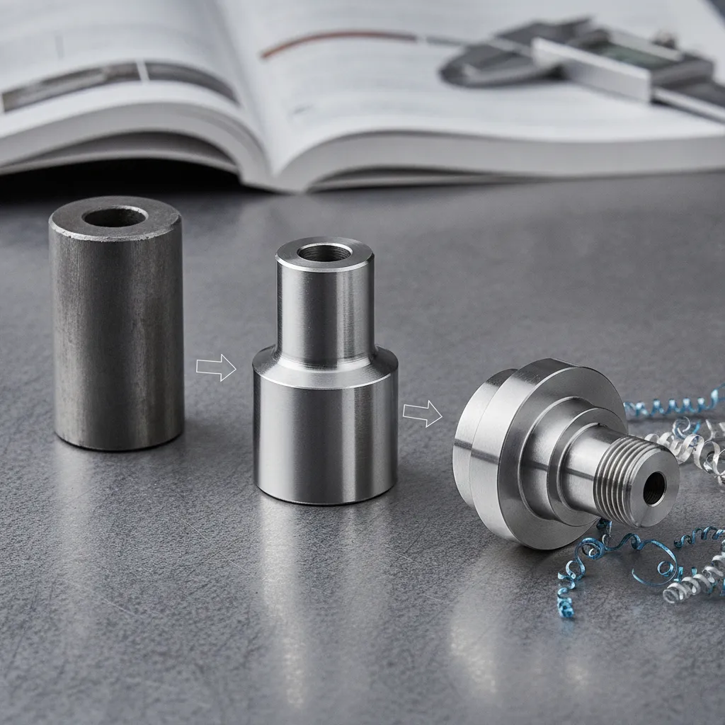 1045 steel turned parts example