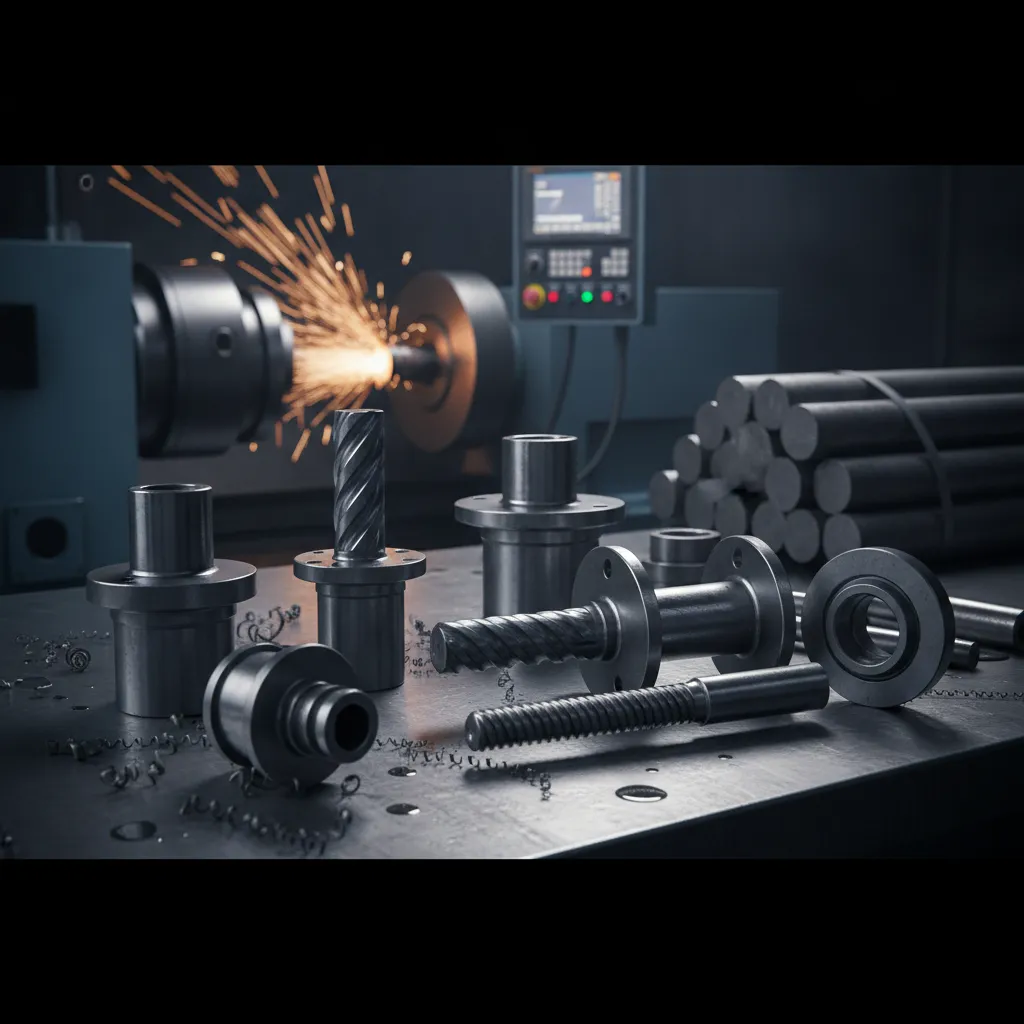 1045 steel turned parts overview