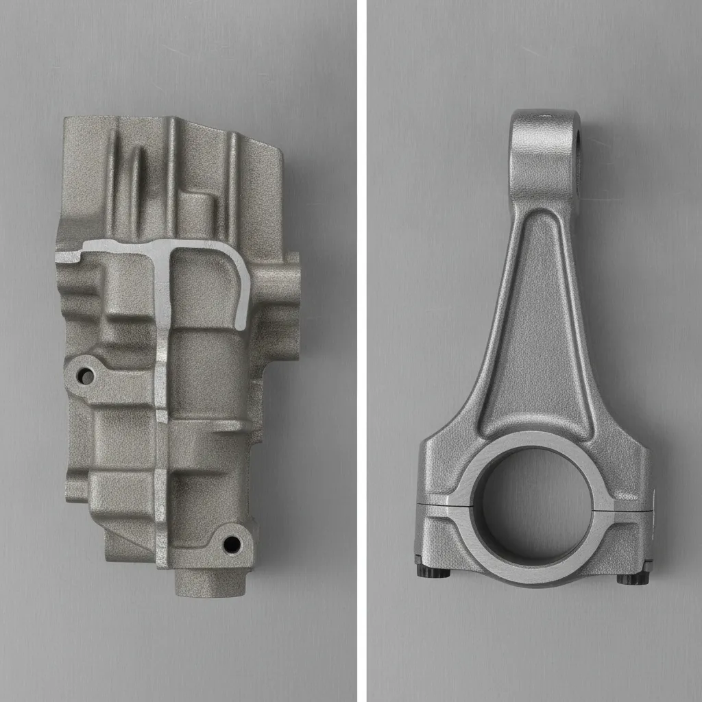 difference between casting & forging summary