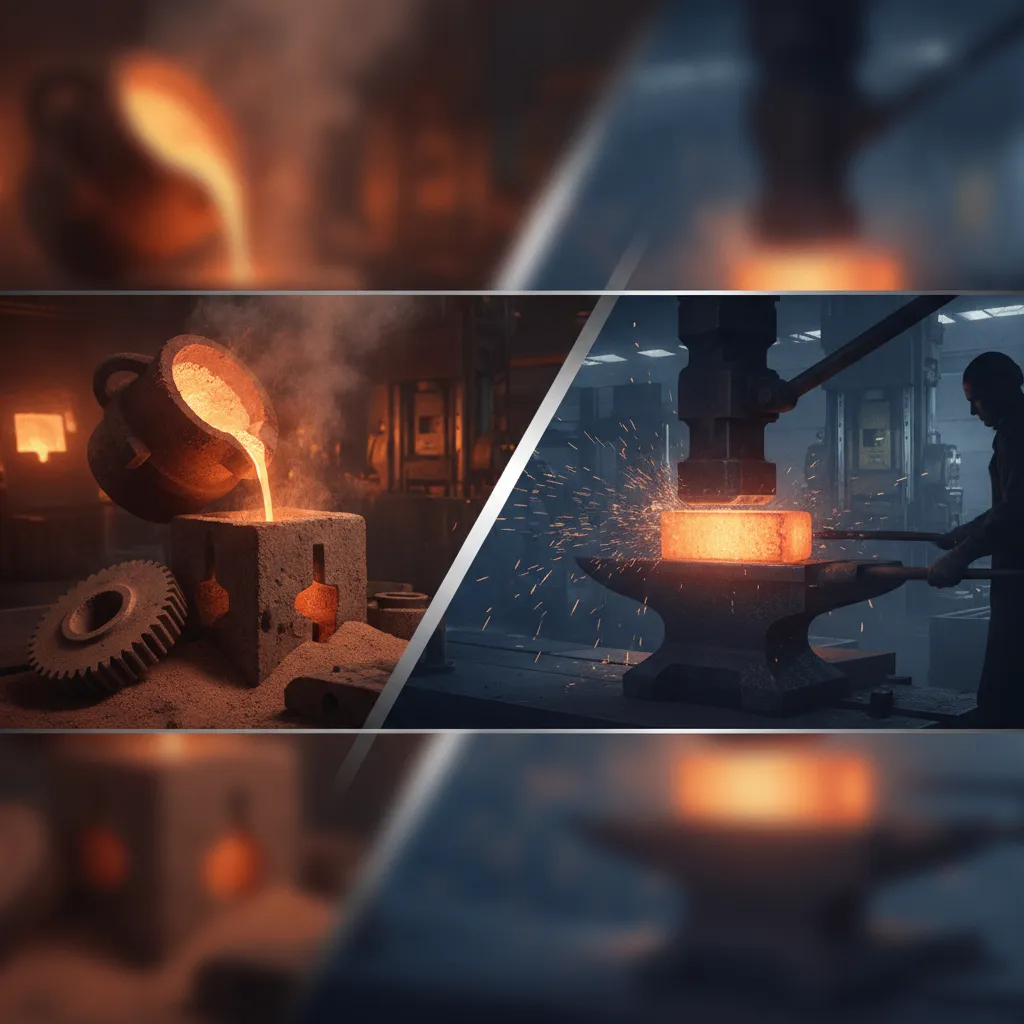 difference between casting & forging overview