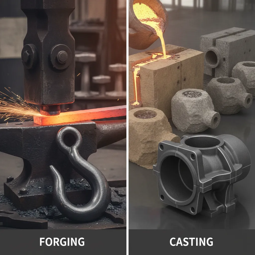 forging vs casting summary