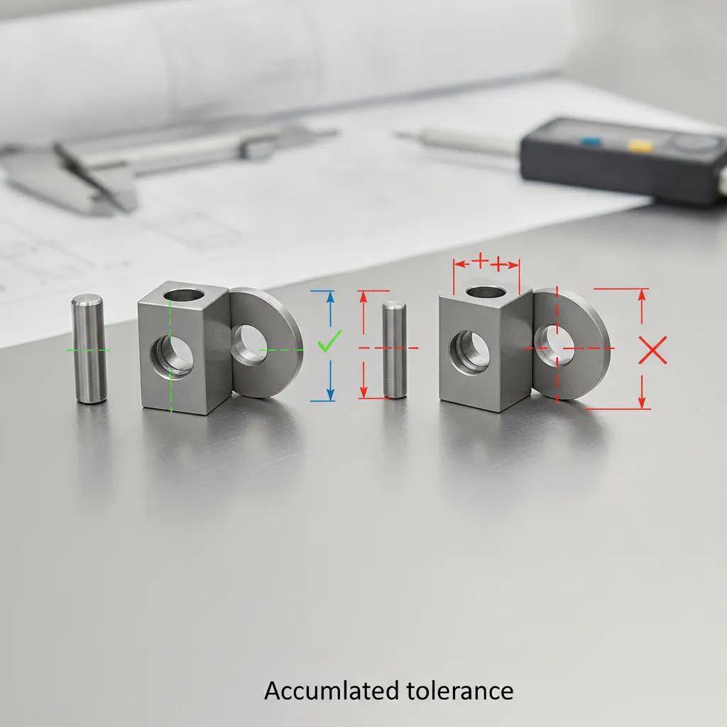 tolerance stackup calculation summary
