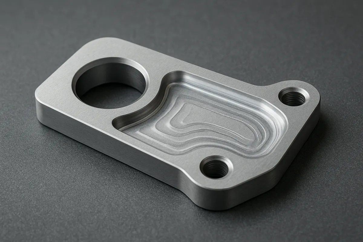 CNC part geometry optimization example
