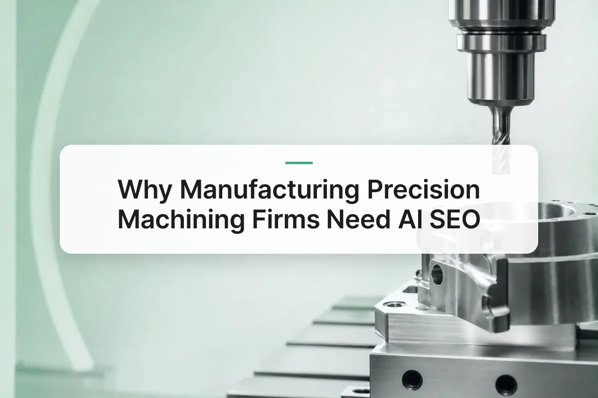 why manufacturing precision machining overview