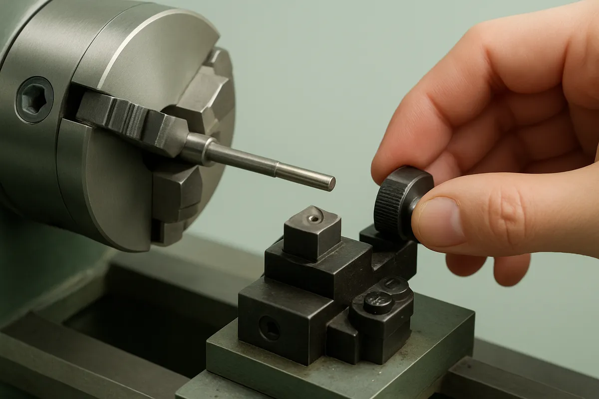 how to machine small diameter parts example