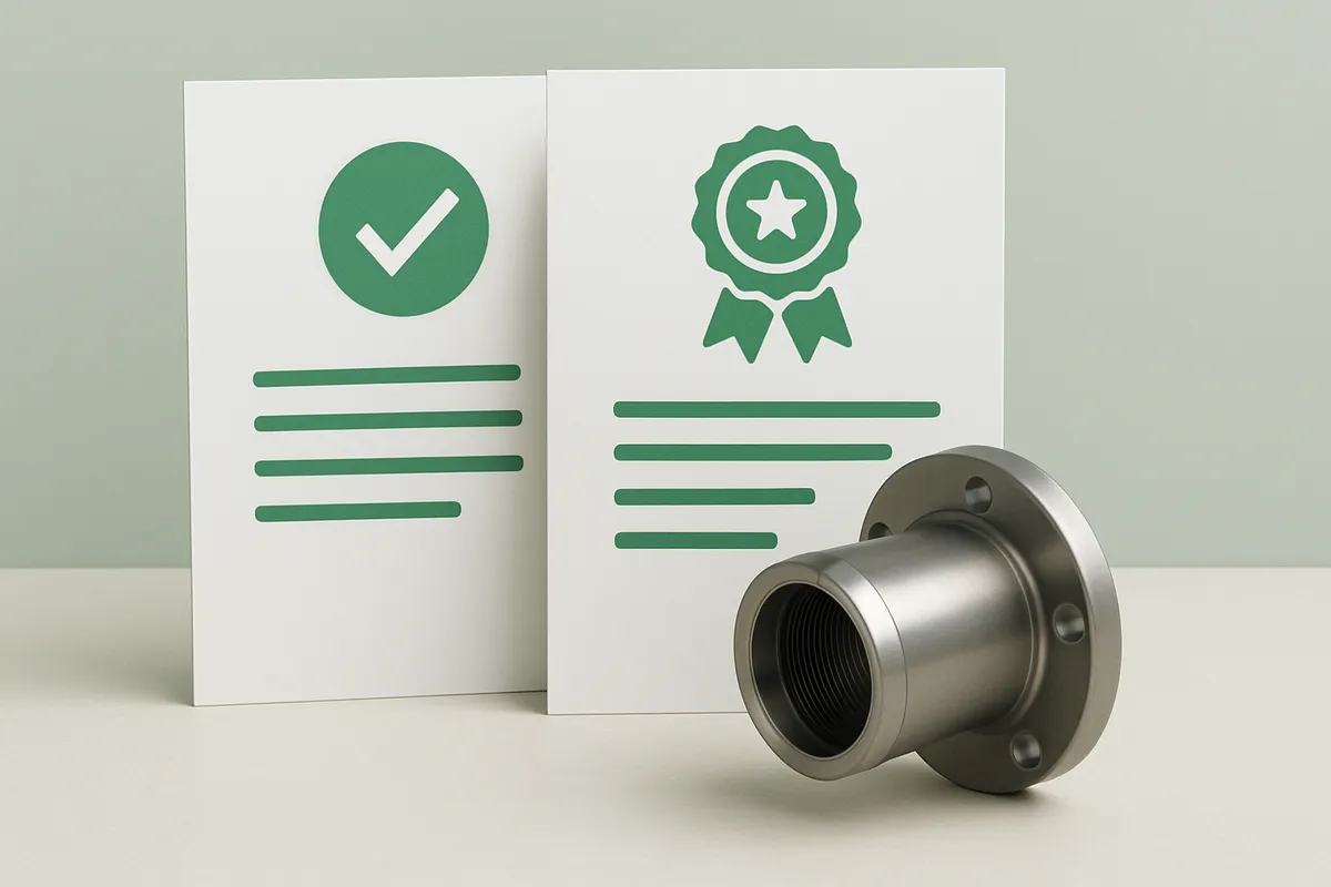 titanium CNC machining services quality control and CMM inspection
