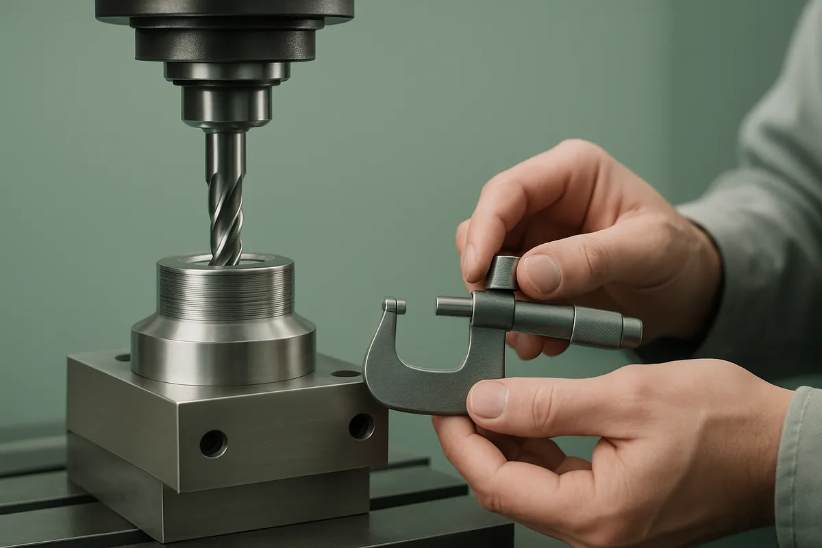 titanium CNC machining services precision surface finish example