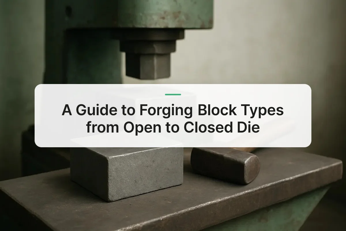 forging block types overview