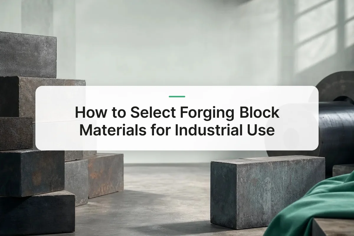 forging block materials overview
