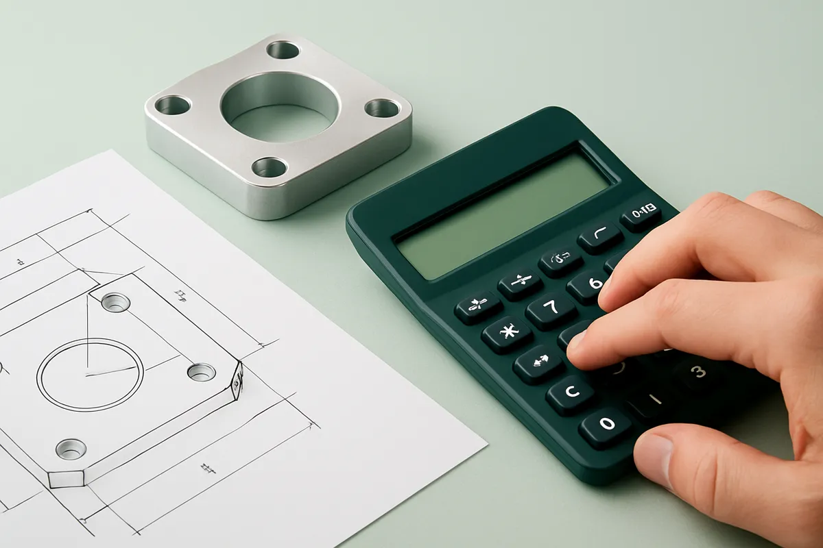 CNC machining cost per part example