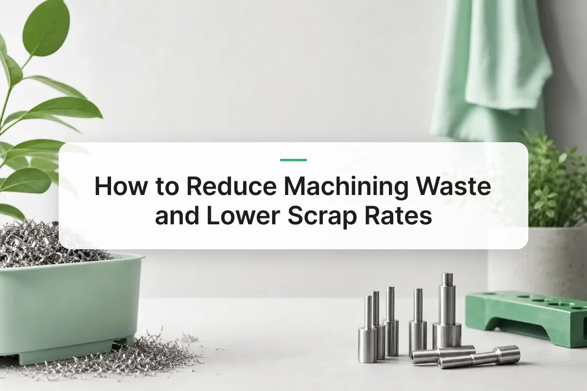 how to reduce machining waste overview