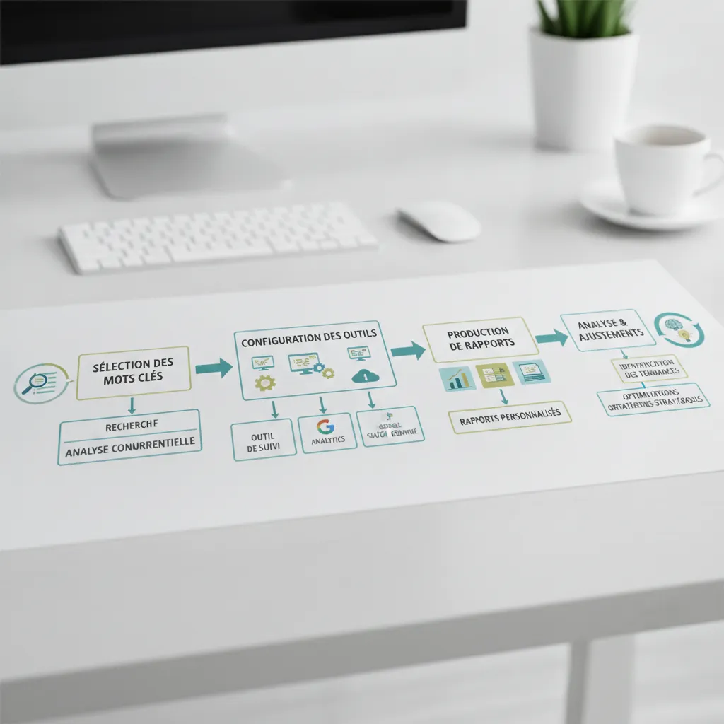 processus de mise en place du suivi positionnement mots clés étape par étape