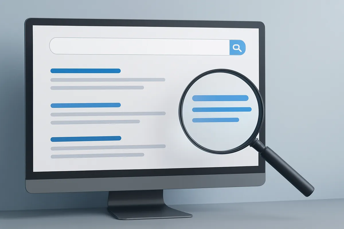 SEO recherches sponsorisées example
