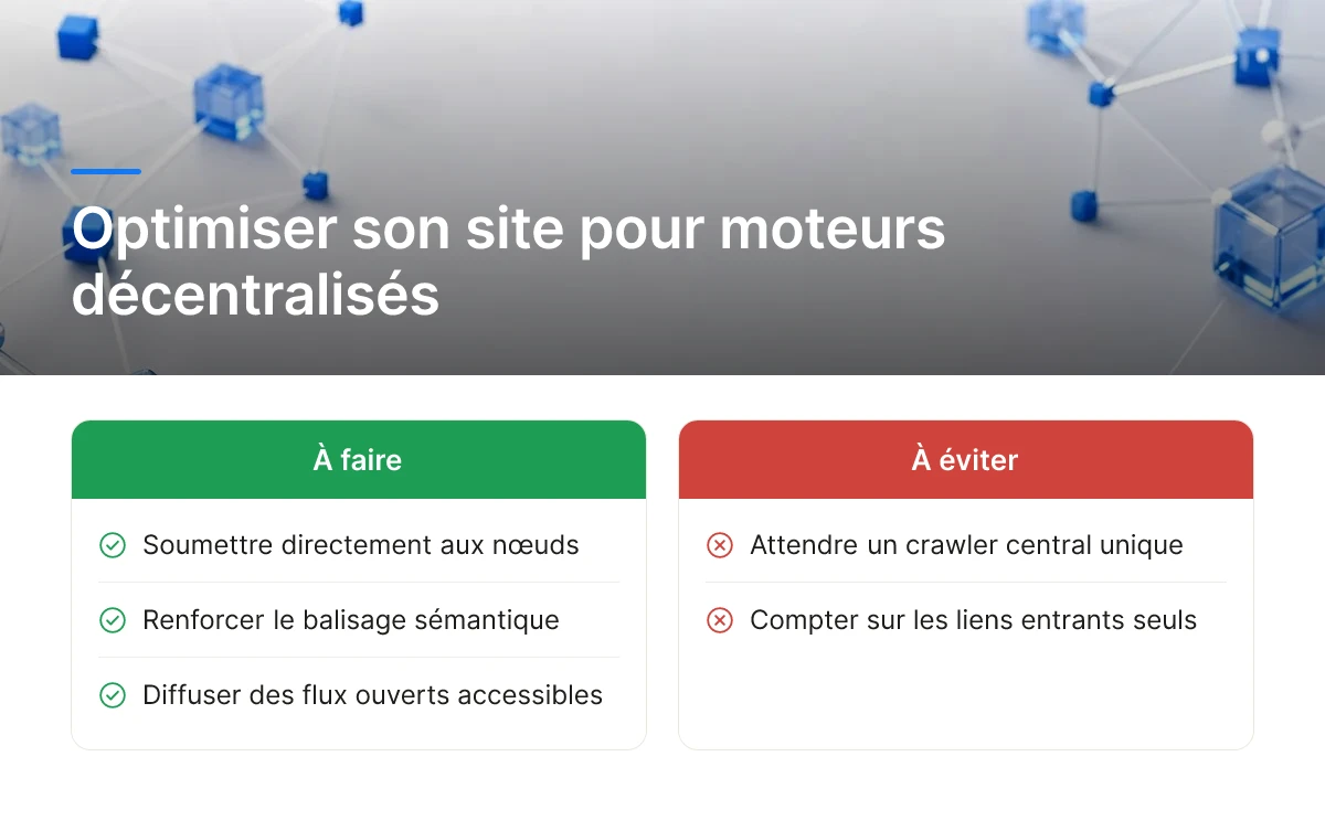 Optimiser son site pour moteurs décentralisés