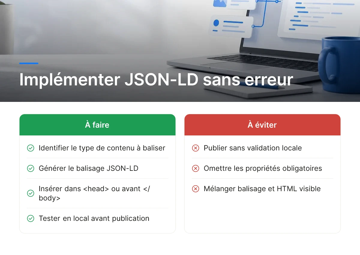Implémenter JSON-LD sans erreur