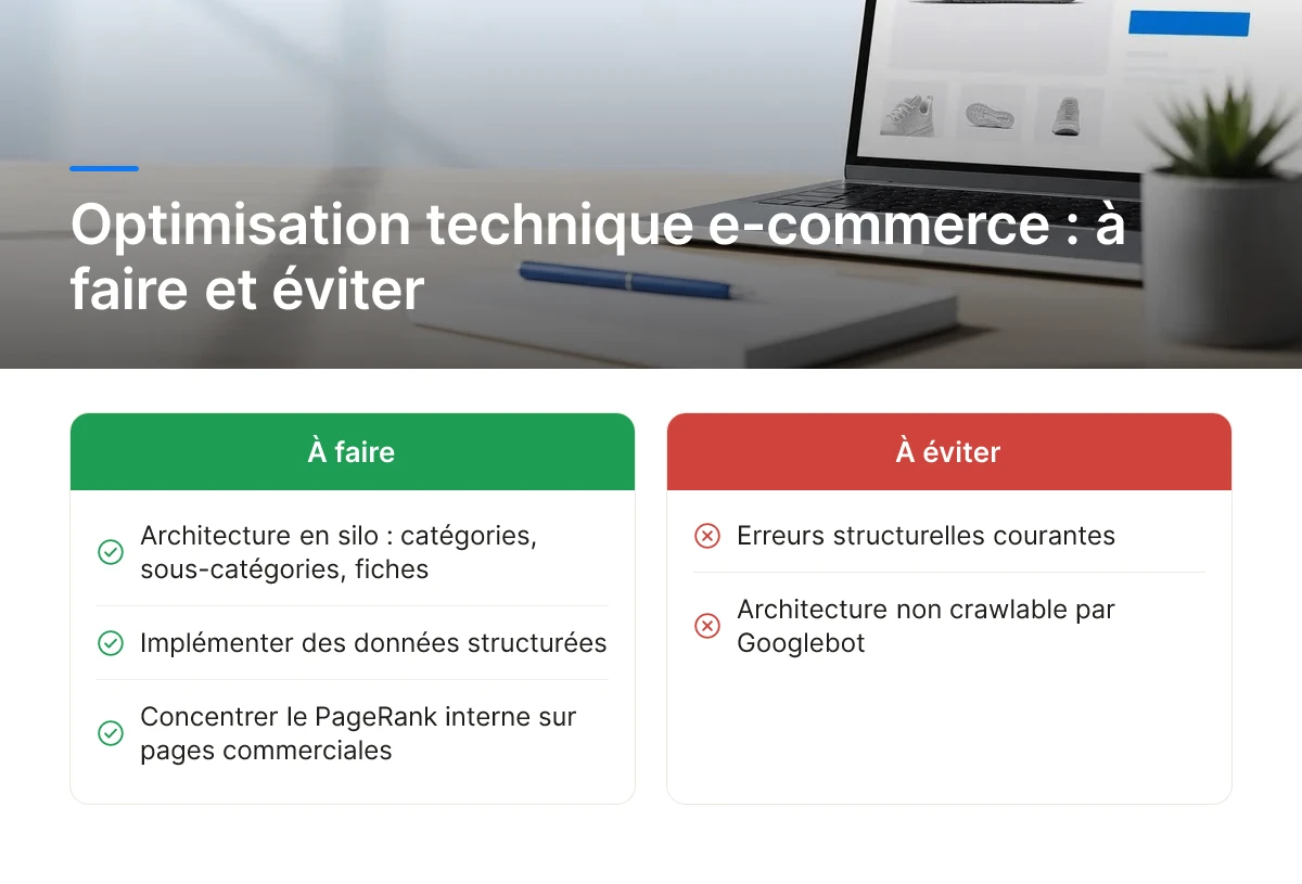 Optimisation technique e-commerce : à faire et éviter