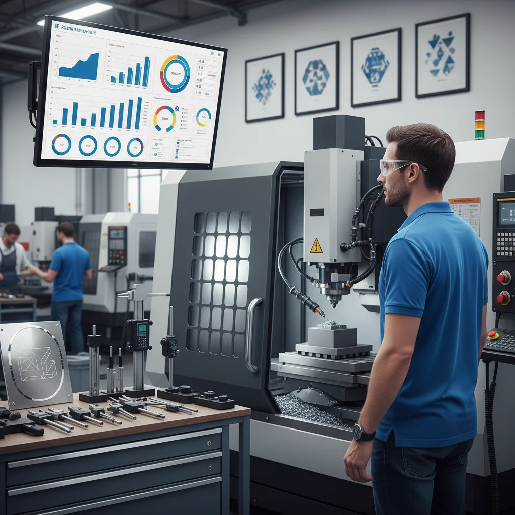 lean manufacturing production costs monitoring using OEE dashboard in precision CNC machining facility lean manufacturing production costs monitoring using OEE dashboard in precision CNC machining facility