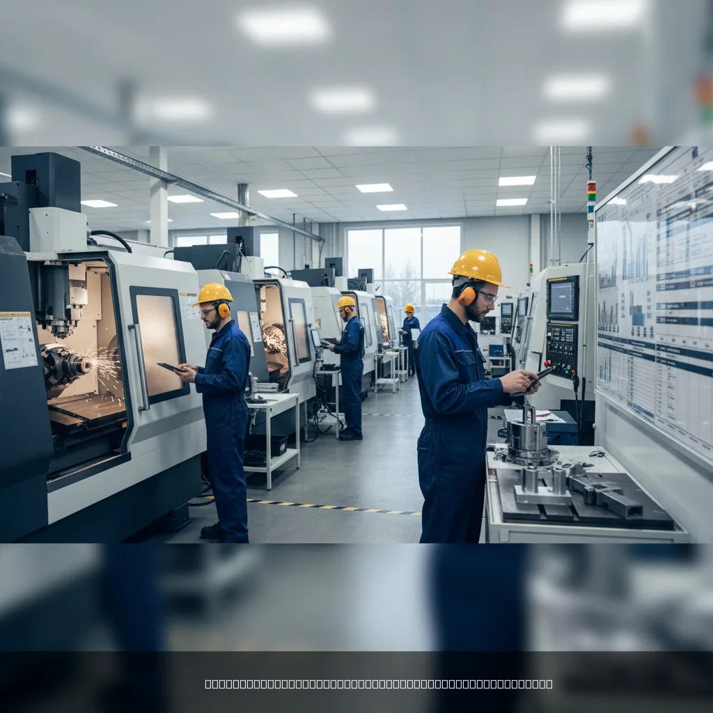 on-time manufacturing delivery in a precision CNC machining facility with production schedule management