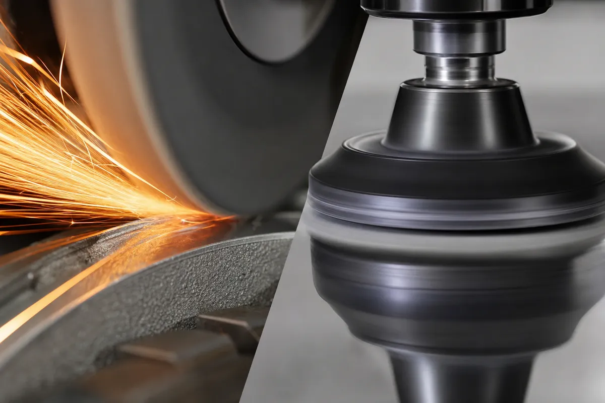 polishing vs grinding precision overview